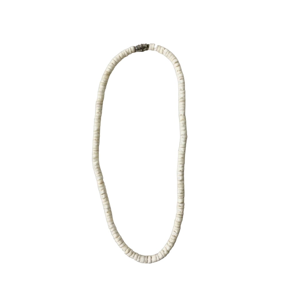 White Puka Shell Necklace